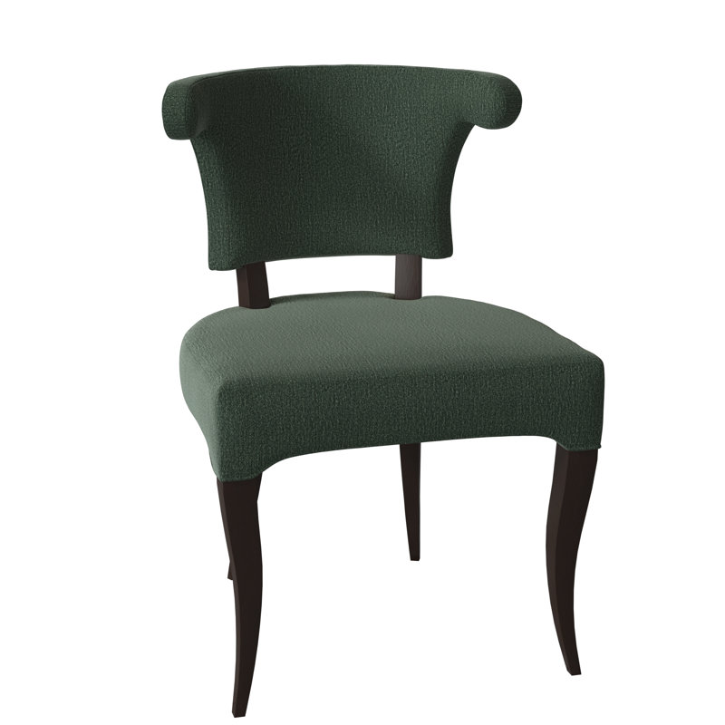 Athena Dining Chair, American Walnut, Filigree Ivory