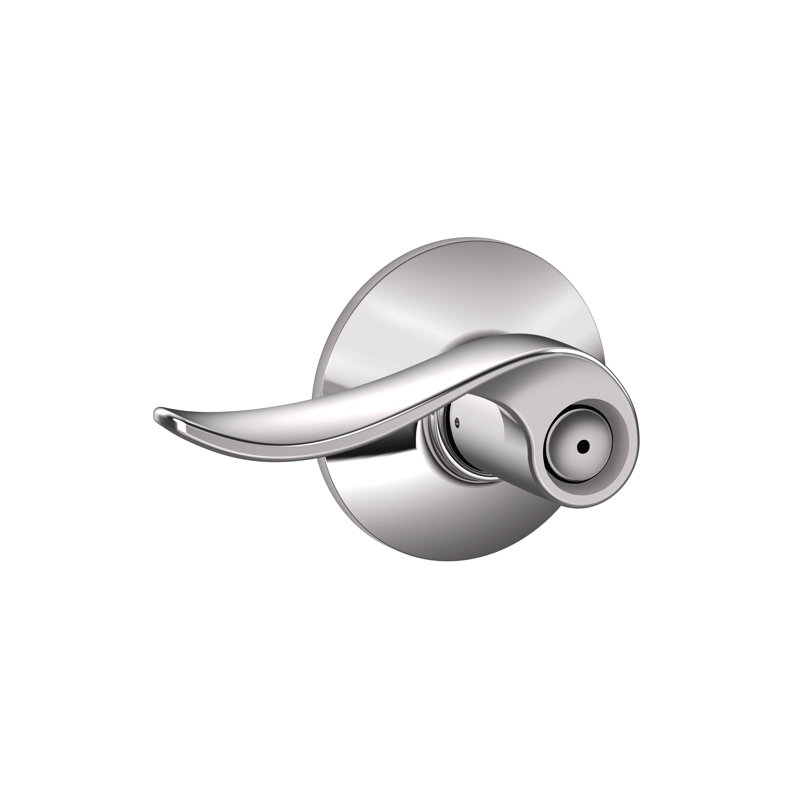Poignée de porte avec rosette Sacramento, Chrome poli