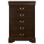 Ensemble de chambre à coucher complète 5 pièces Bruno Cappuccino-482654197