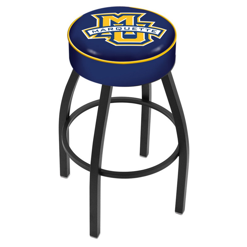 Tabouret de bar et de comptoir NCAA, Marquette, Noir, Tabouret de bar (assise de 30 po de hauteur)