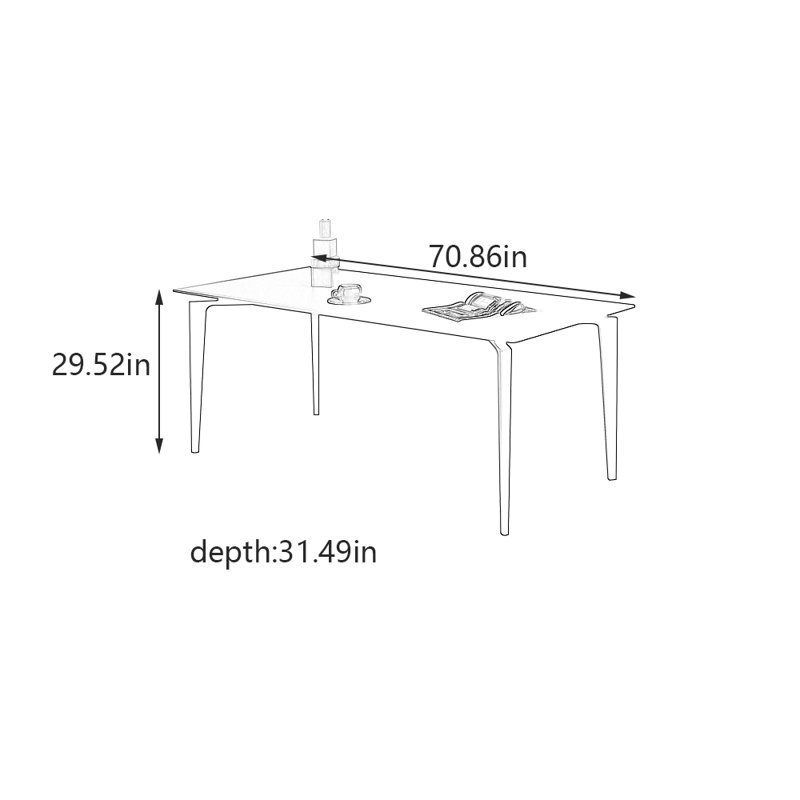 Shakarra, 29.52"H x 70.86"L x 31.49"W