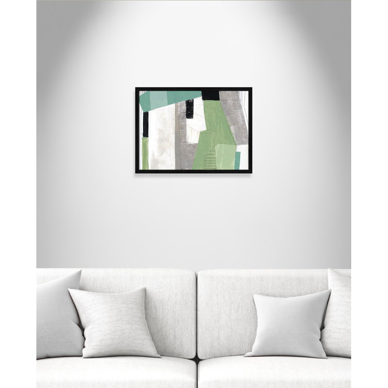 «Evergreen Essence» par Tom Reeves, Cadre mince noir - impression sur papier beaux-art, Pas de tapis