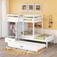 Lit superposé simple avec garde-robe Kadden Kids-1870327847