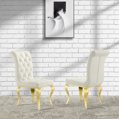 Iskandar Velvet Side Chair Dining Chair
