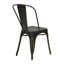 Chaise de salle à manger empilable en métal Ogawa-15249144