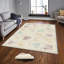 Tapis en polyester de qualité supérieure (5,2 x 7,5 pi), 100% antibactérien, antidérapant, 0,3 po de hauteur | Lavable à la machine, impression numérique 3D, tapis tissé durable | Idéal pour le salon, la chambre à coucher et les espaces repas-55026036