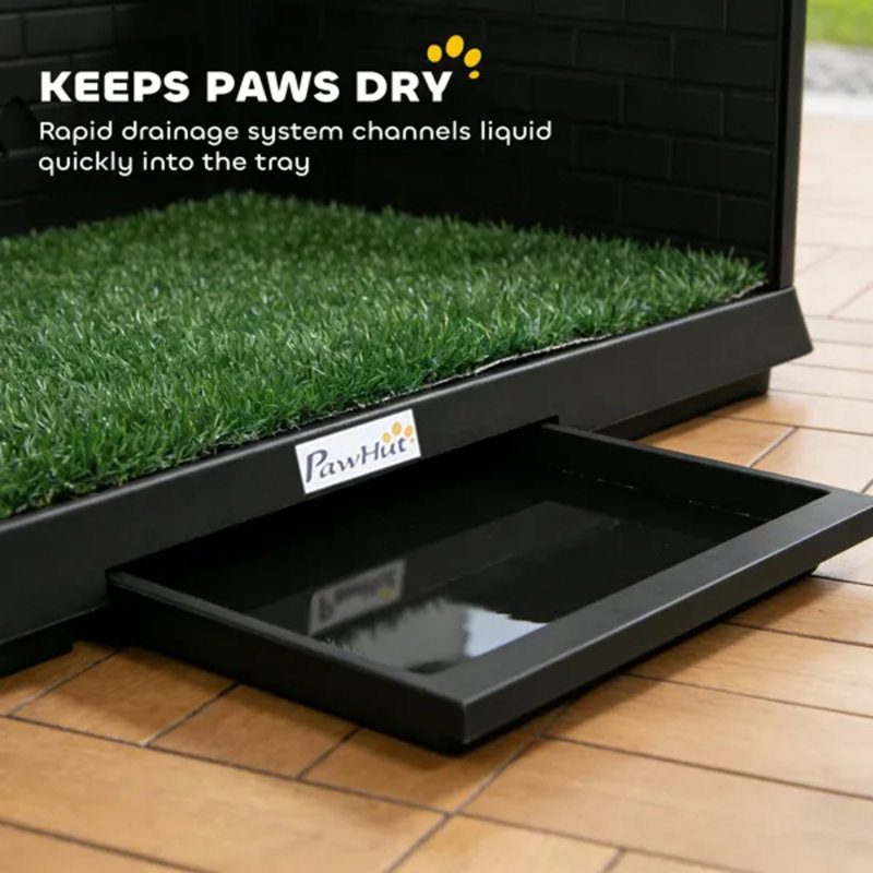 Tapis pour chien avec hauts murs et plateau coulissant pour chien
