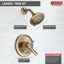 Ensemble de robinet de douche à double fonction Lahara 17 Series, ensemble de garniture de poignée de douche-14762811