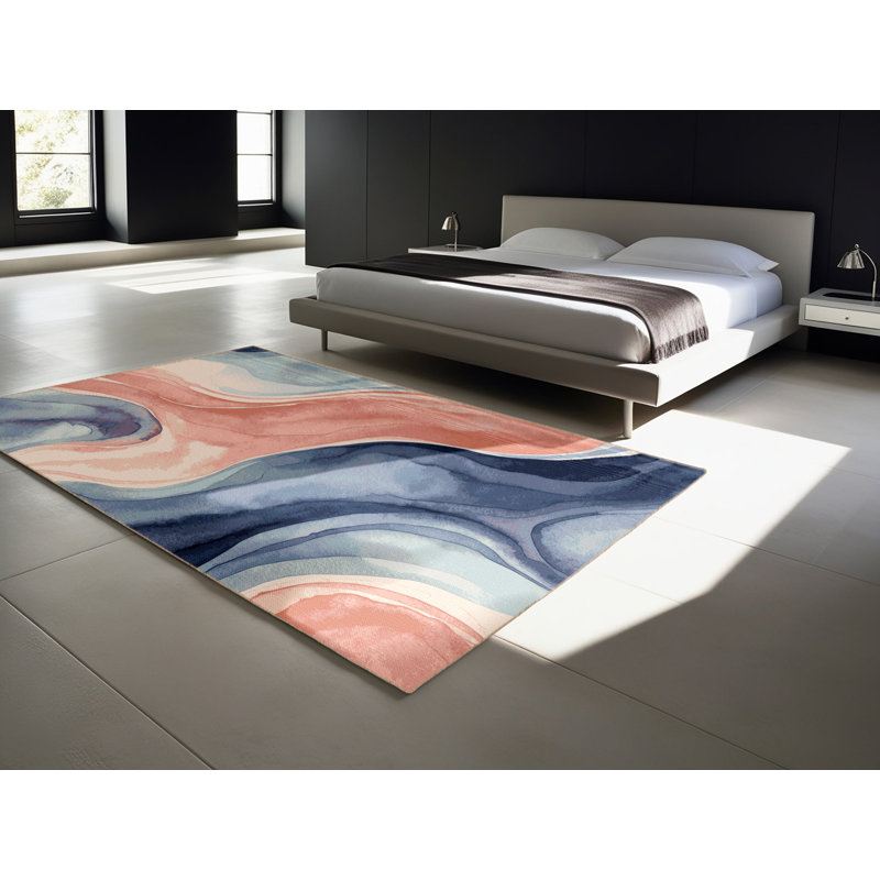Celestial Ripple Rug, Round 6'