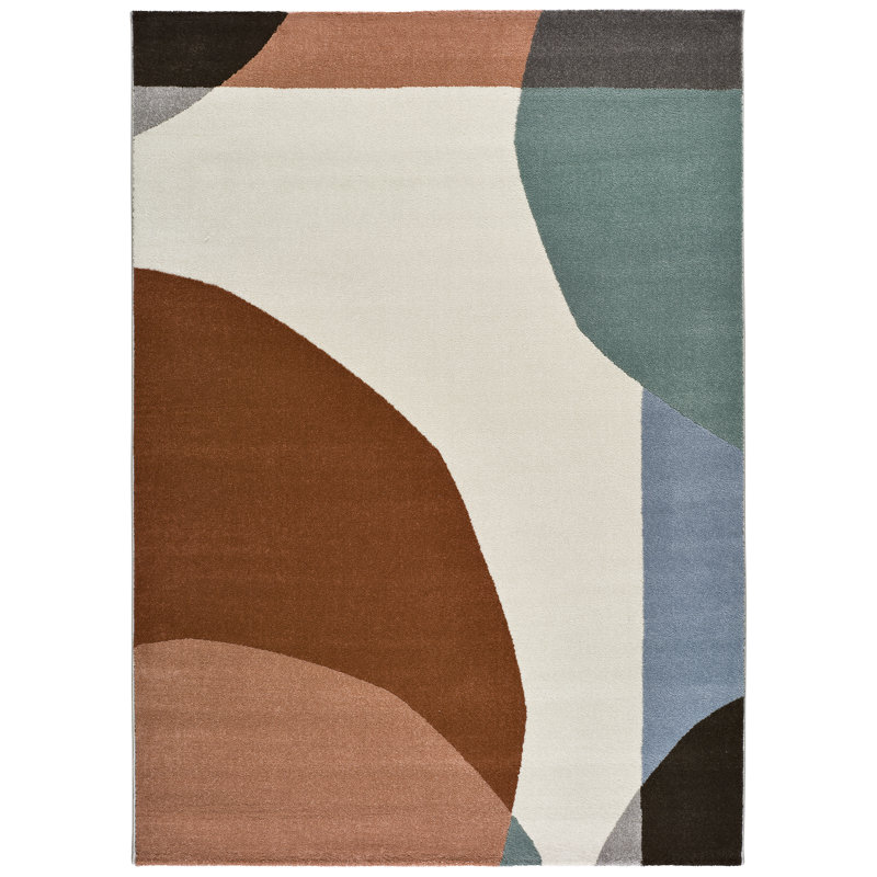 Bergvin Geometric Area Rug, Rectangle 120 x 170cm