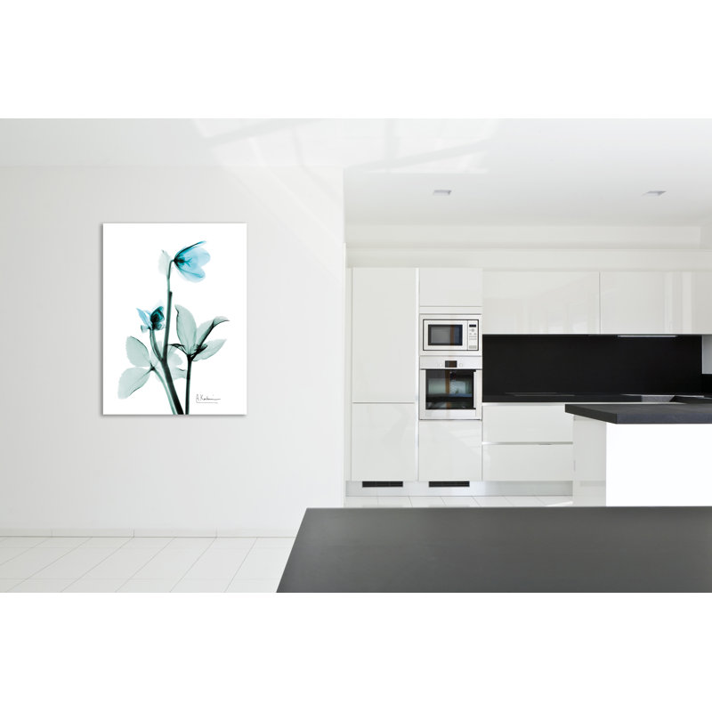"Aqua Helle Borus", toile tendue par Albert Koetsier, H 48 po x l 36 po x P 1,5 po