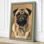 Dignified Pug Modern - Wrapped Canvas-1586038487-1586038482