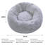 Velvet Bolster Pet Bed