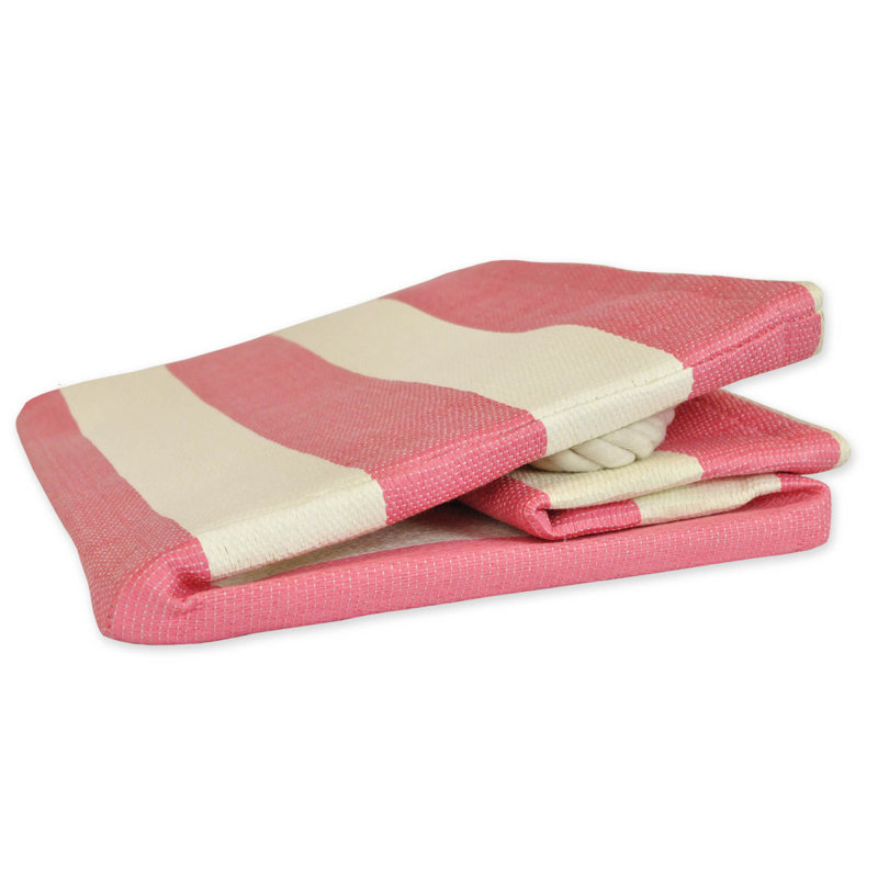 Cube ou bac en tissu Haines, H 12 po x l 12 po x P 17 po, Rose