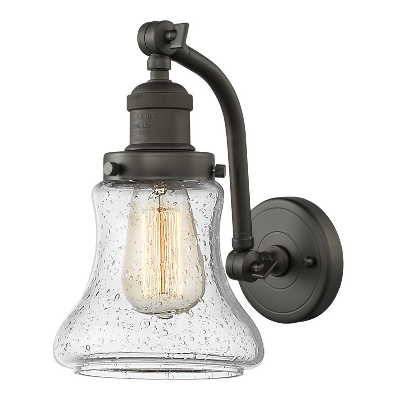 Edda Armed Sconce, Oil Rubbed Bronze, LED, Seedy