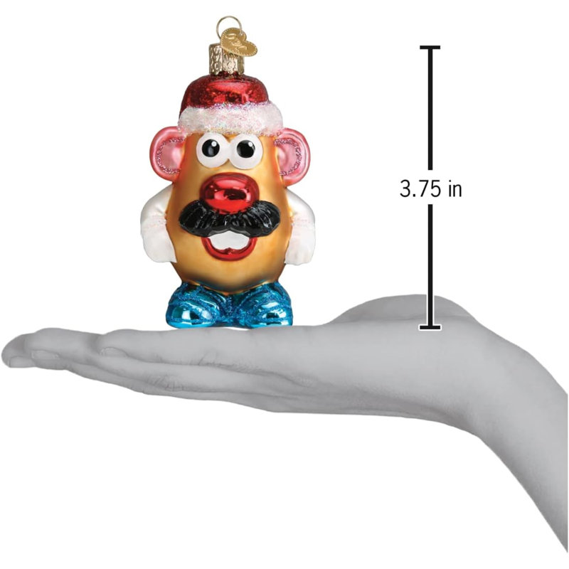 Old World Christmas Blown Glass Ornament for Christmas Tree, Mr. Potato Head