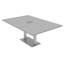 Table de conférence rectangulaire avec base en métal double | Unité électrique-88685979-114068067-116066437
