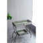 Une table-plateau en fer galvanisé de 32 po x 15 po x 31 po pour les boîtes de terrasse et comme accent de jardinage Shabby-Chic, deux plateaux à poignées, 18,3 lb, fonction de patio nécessaire à l'assemblage, plateaux avec poignées,