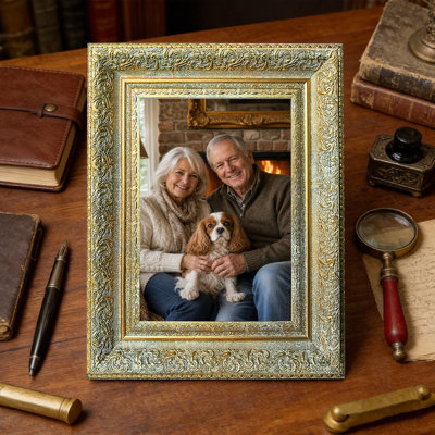 Statement Picture Frame with Home Accent Finish