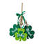 Crochet de porte en bois 18,5 "St. Patrick's Shamrock