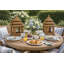 Wicker Pagoda Collection Votive Candle Holder-631025557