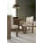 Jasmine 19.5 " H Upholstered Ash Solid Wood Side Chair