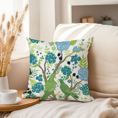 Botanical Birds Asian Oriental Pattern Asian