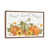 Toile avec cadre en bois brun classique est en rupture de stock