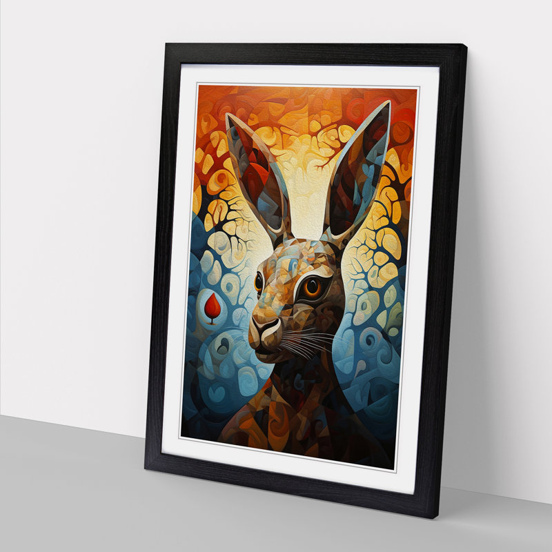 Hare Orphism Art - Framed Print