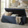 Lessman 46.5" Farmhouse Storage Bench with Removable and Machine-Washable Slipcover