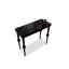 Console rectangulaire en bois massif noir-912892333