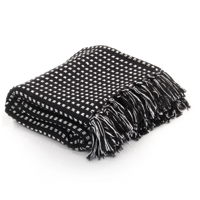 Chouhan Throw Blanket, W125 x L150cm, Black