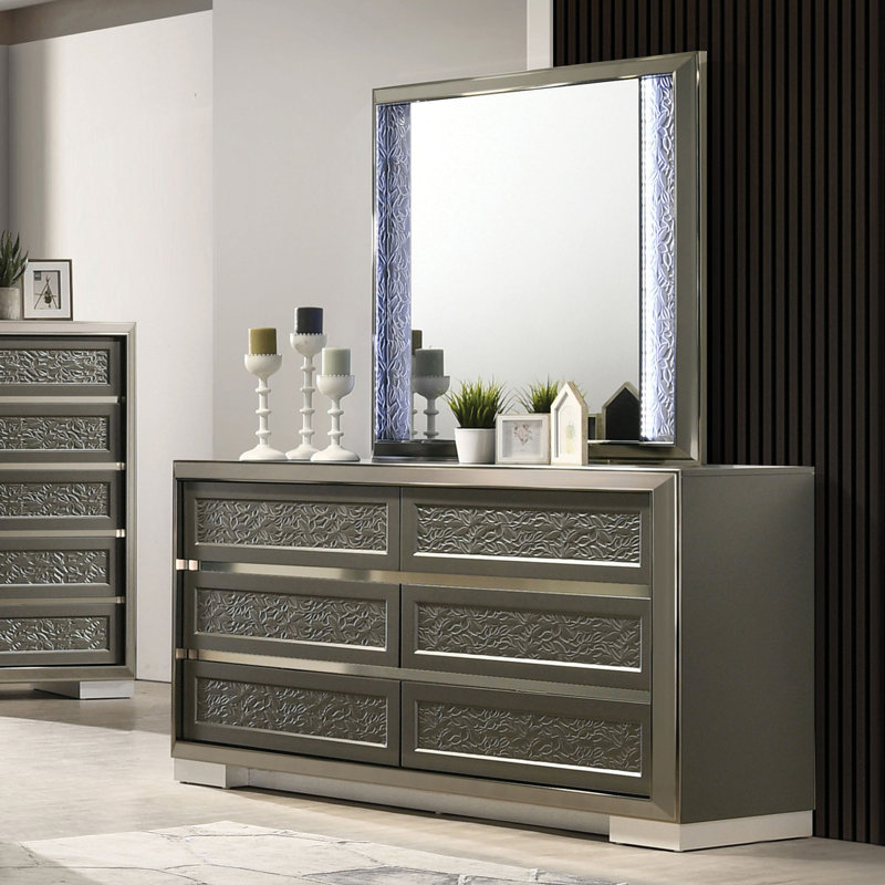 Commode Leyland, gris foncé