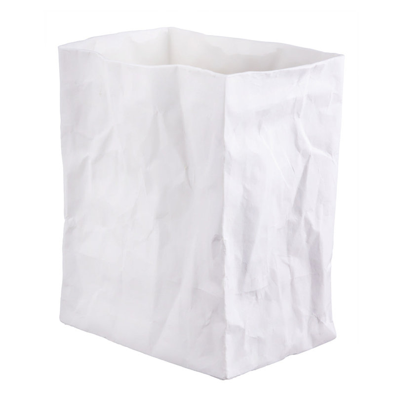 Porcelain Bag, 8.1" H x 6.5" W x 4.5" D
