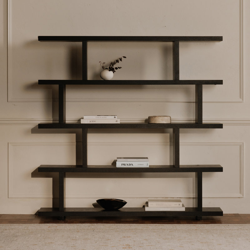 Miri 62.6" Accent Shelves, Black