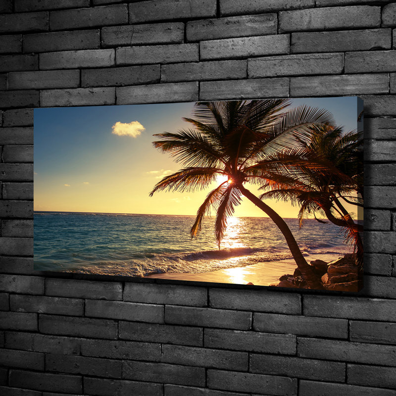 Tropical Beach - Wrapped Canvas Print