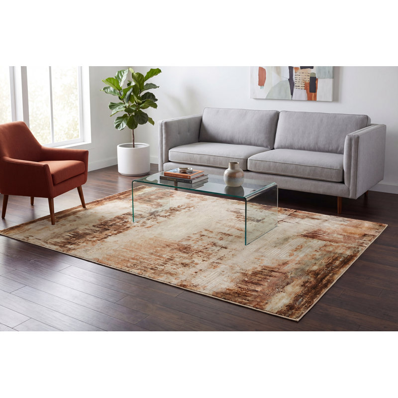 Darlenatta Abstract Indoor Rug, Rectangle 7'10" x 10'10"