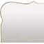 Chouteau Metal Flat Wall Mirror-1946987950