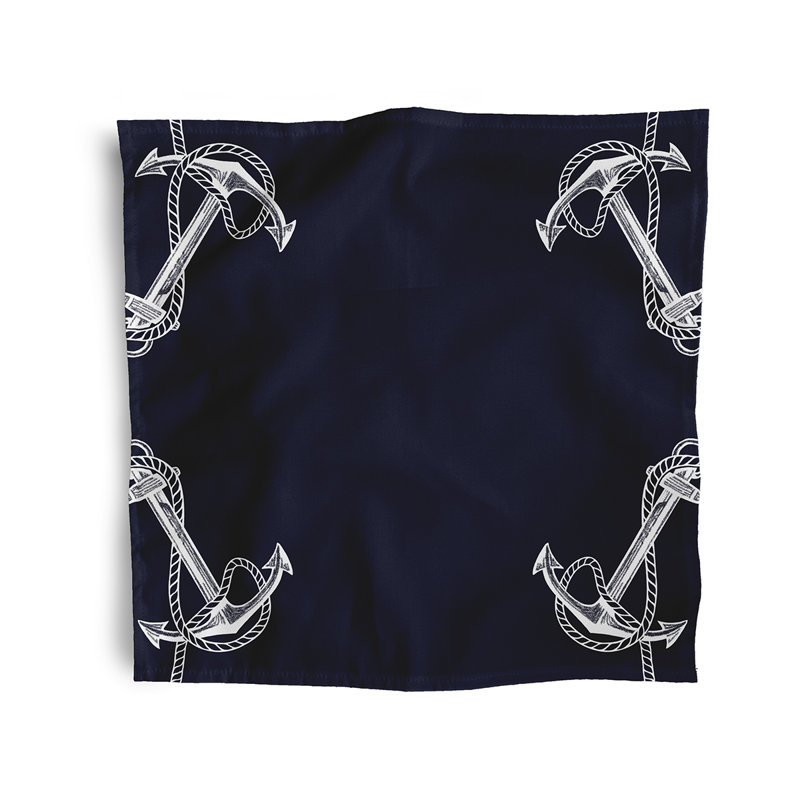 Hardy Anchored Napkins, Navy