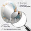 Whispering Motion - Miroir mural ovale jaune-551868357