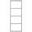 80.7'' Glass without Installation Hardware Kit Barn Door-89497978