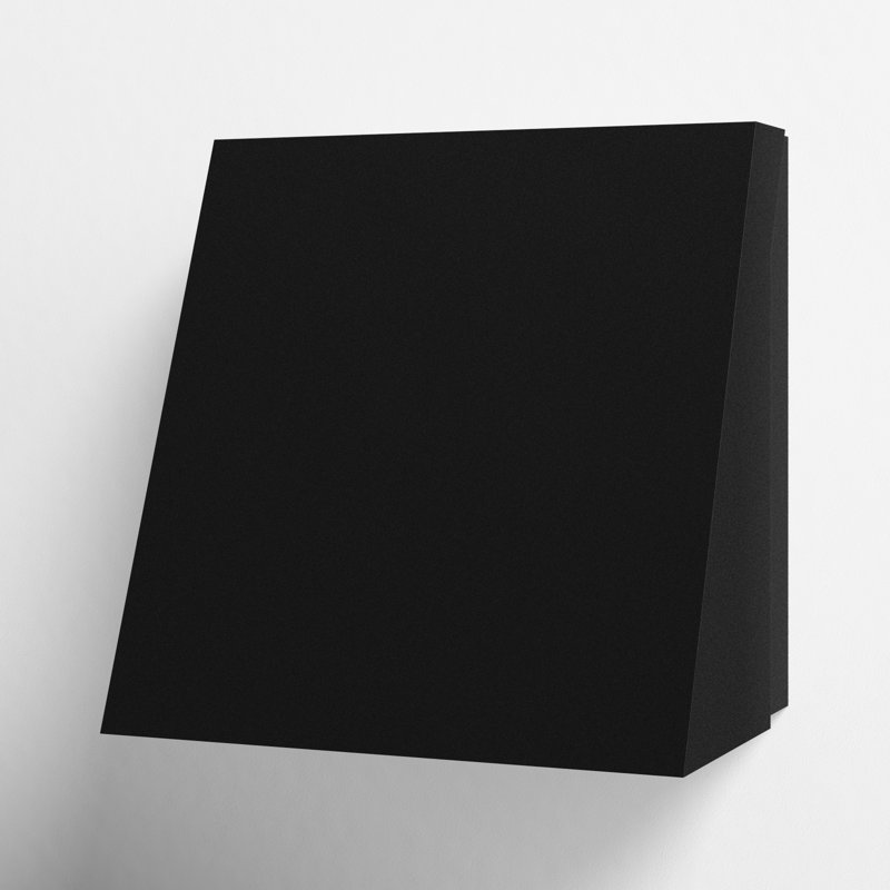 Luther Aluminum LED Wall Light, Black