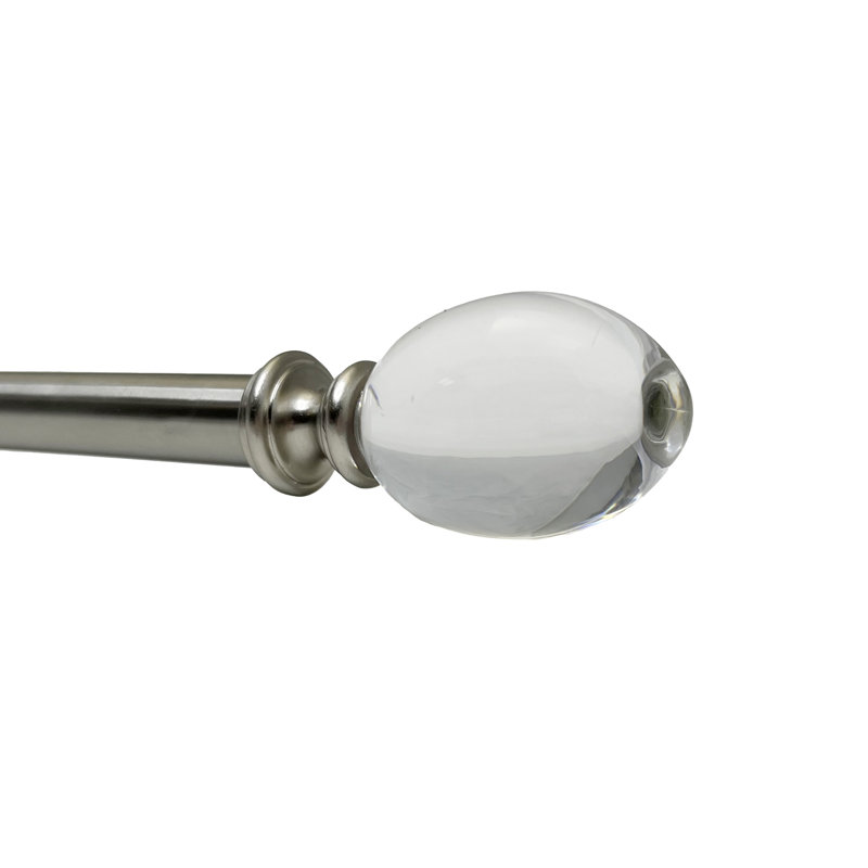 Tringle à rideaux simple réglable Verabelle, 30" - 78"