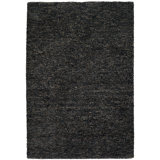 Sterling Hand Loomed Modern Area Rug in Charcoal