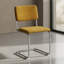 Chaise en velours Walsh-838243223