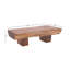 Table basse en bois naturel Gertrude