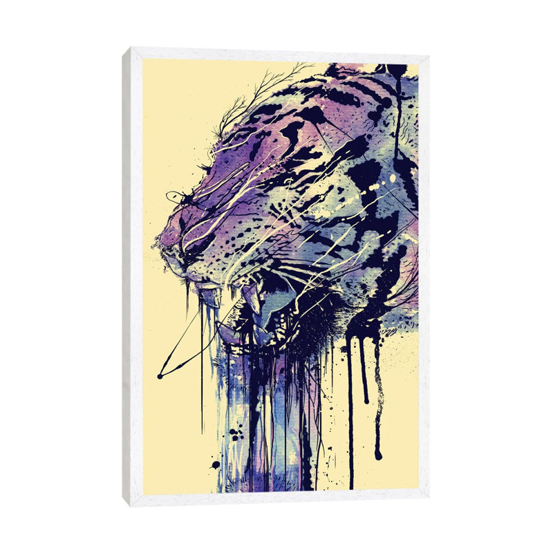 Fearless by Nicebleed - Print on Canvas, 101.6cm H x 66.04cm W x 3.81cm D, White Framed