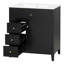Meuble-lavabo autoportant de 30 po avec lavabo en céramique-250029449