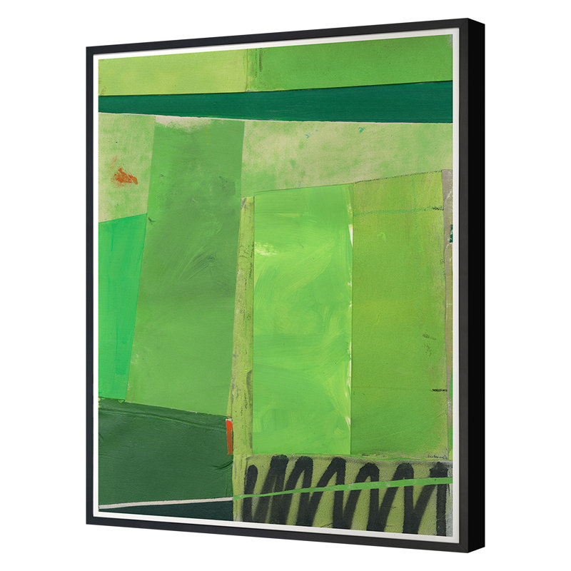 Mint Cooler Print by Ngo, PC, Black Framed, 24" H x 21" W
