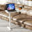 Modern Height-Adjustable C-Type Mobile End Table, Couch Flipped Side Table-489532377